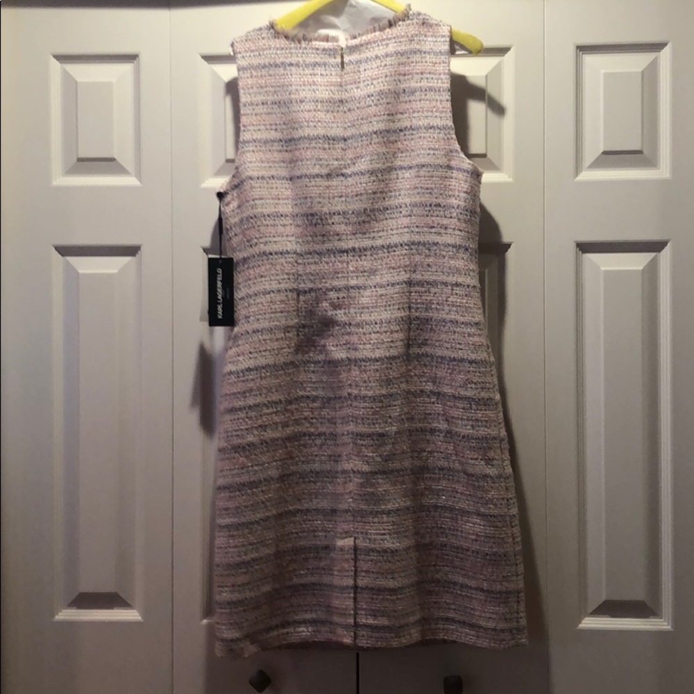 Karl Lagerfeld Tweed Shift Dress NWT - Picture 5 of 5